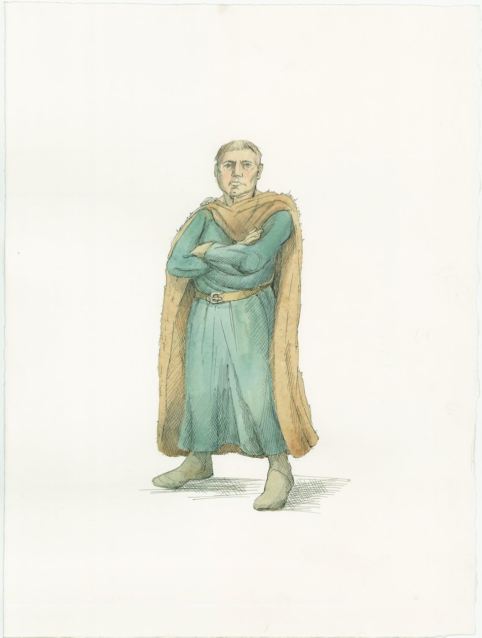 Reconstrucción del duque Guillermo de Normandía hacia 1066 de Unbekannter Künstler