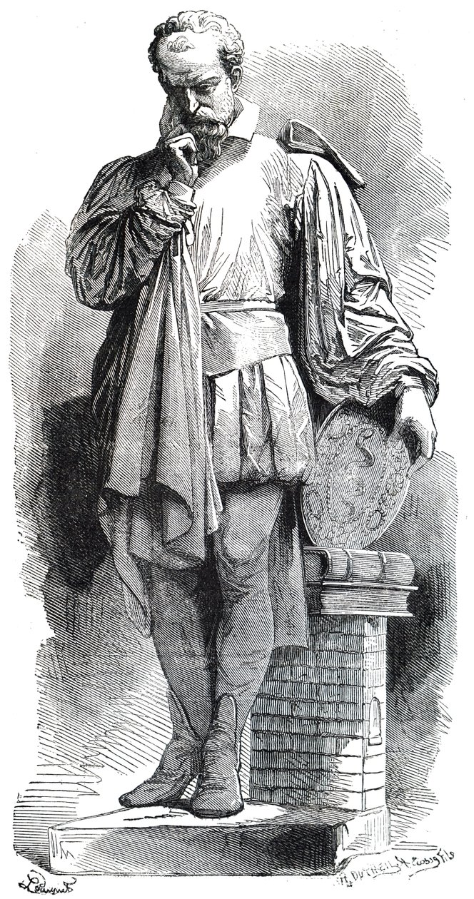 Una estatua de Bernard Palissy de Unbekannt