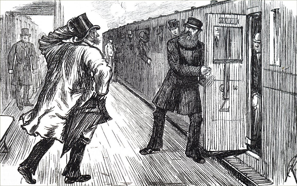 Un guardia de tren de Unbekannt