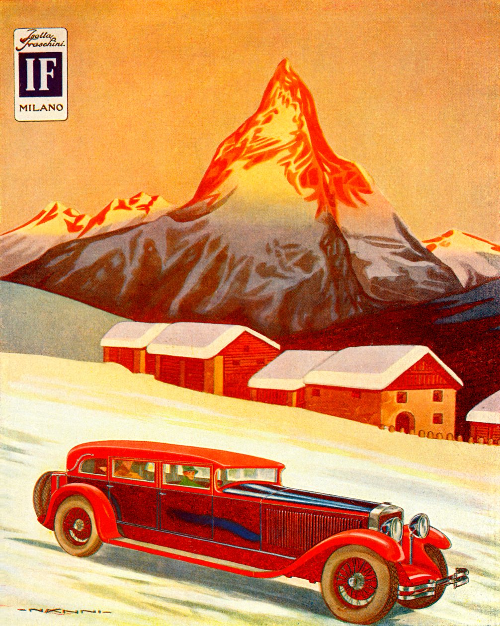 Publicidad de Isotta Fraschini de Unbekannter Künstler