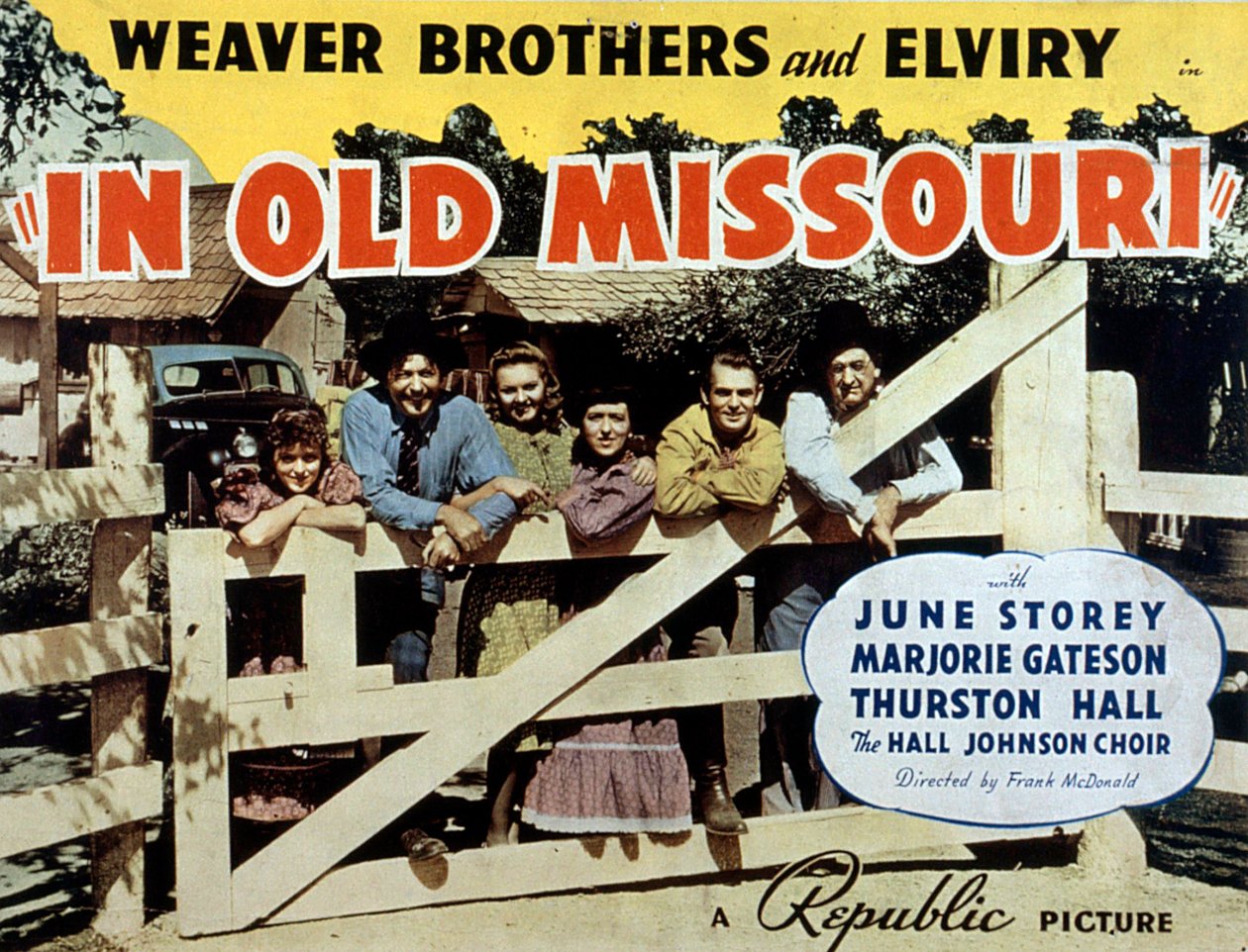 Cartel de la película En el viejo Missouri de Frank McDonald 1940 de Unbekannt