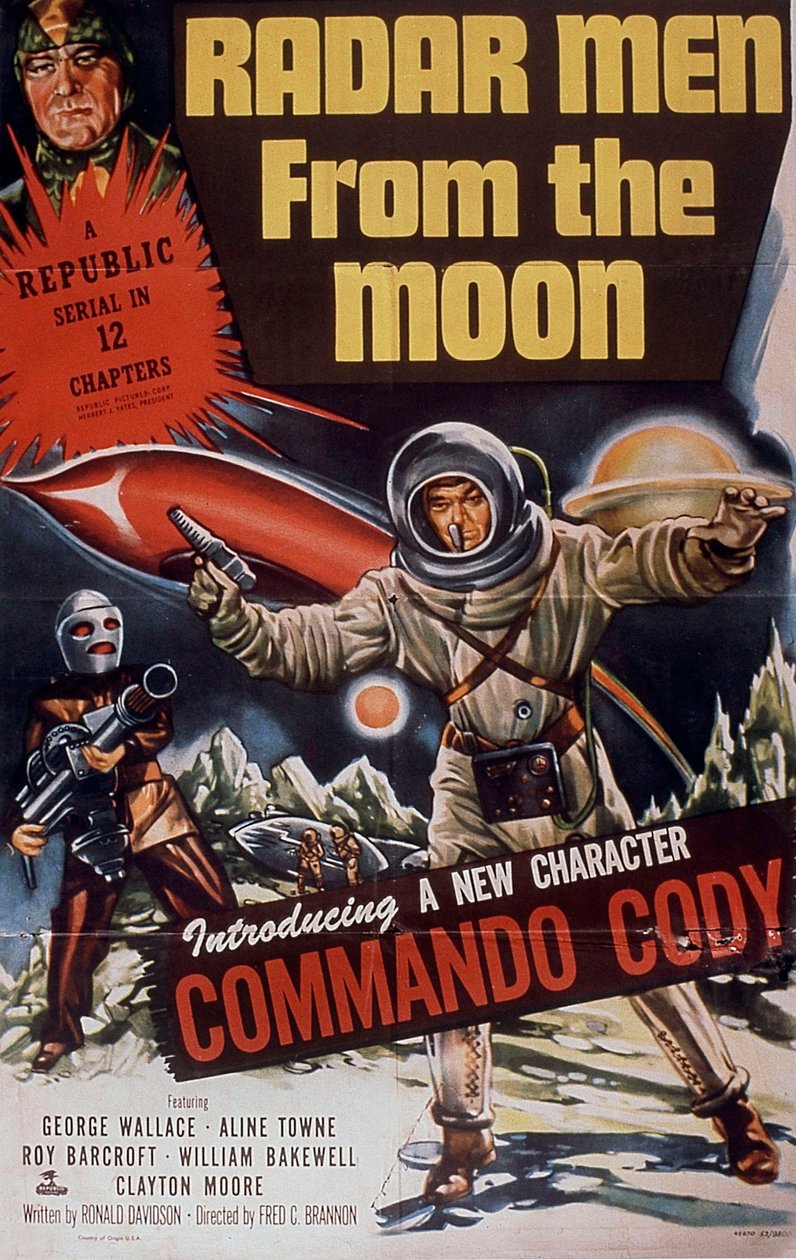 Cartel de la película Radar Men from the Moon con Georges Wallace, Aline Towne y Roy Barcroft 1952 de Unbekannt