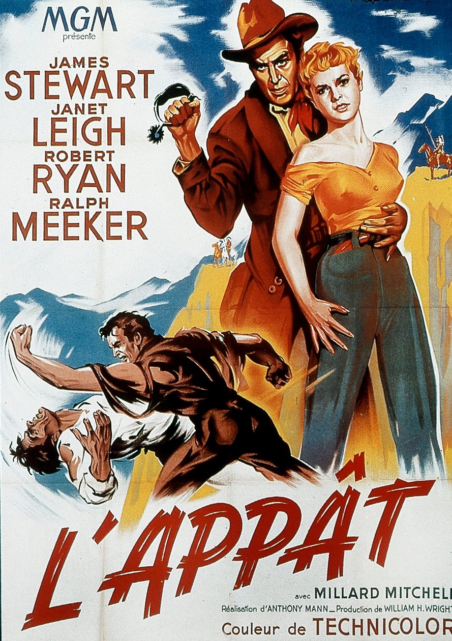 Cartel de la película The Naked Spur de Anthony Mann 1953 de Unbekannt
