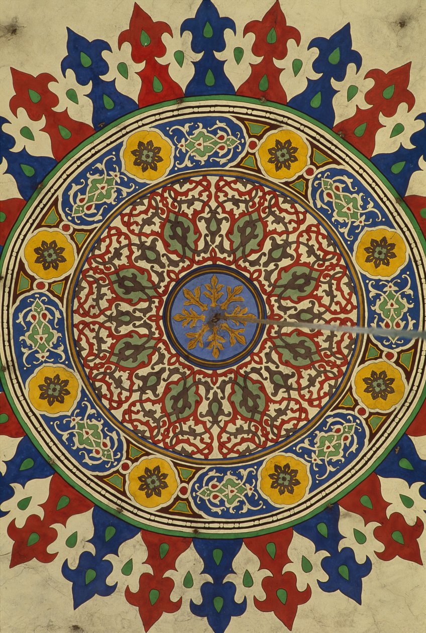 Madrasa Al-Adiliyah, cúpula, decoración (foto) de Hippolyte Lalaise Devéria