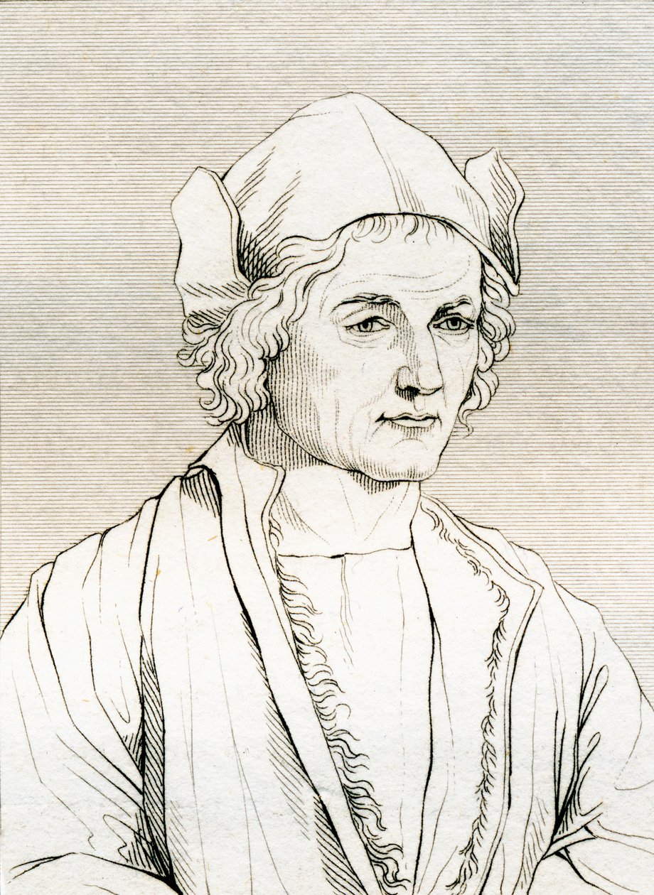 El padre de Albrecht Dürer, después de una pintura de Albrecht Dürer en 1497, de 