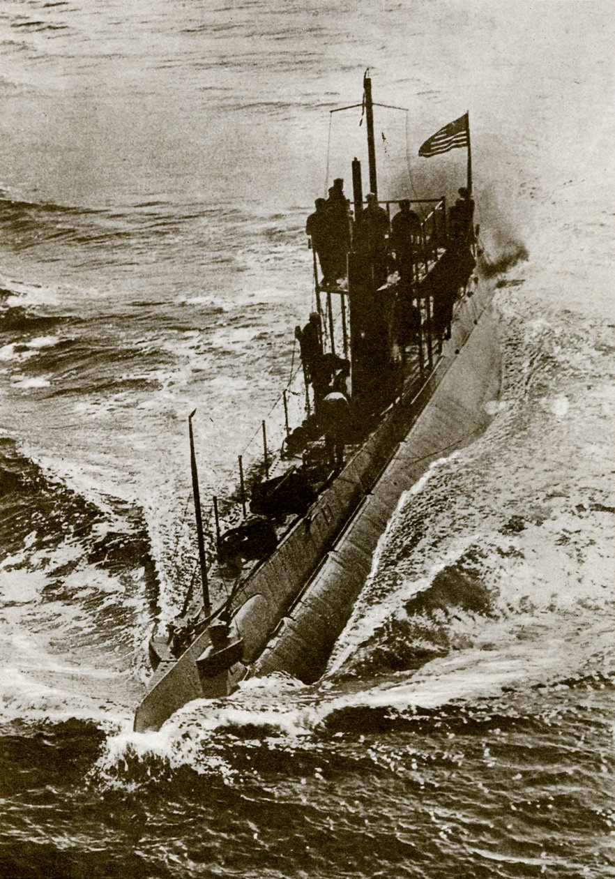 Submarino estadounidense durante la Primera Guerra Mundial de Unbekannter Künstler
