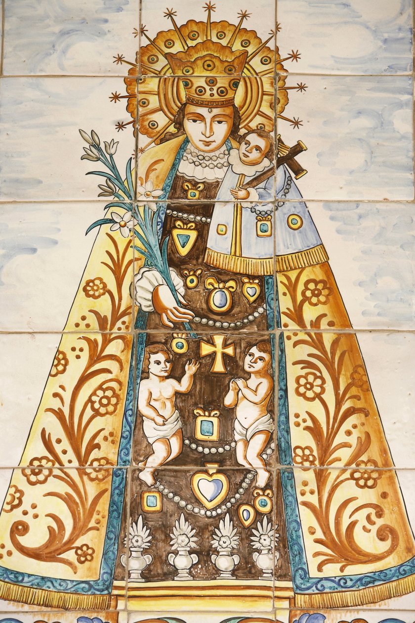 Basílica de la Anunciación: Virgen española, Nazaret, Israel de Unbekannt