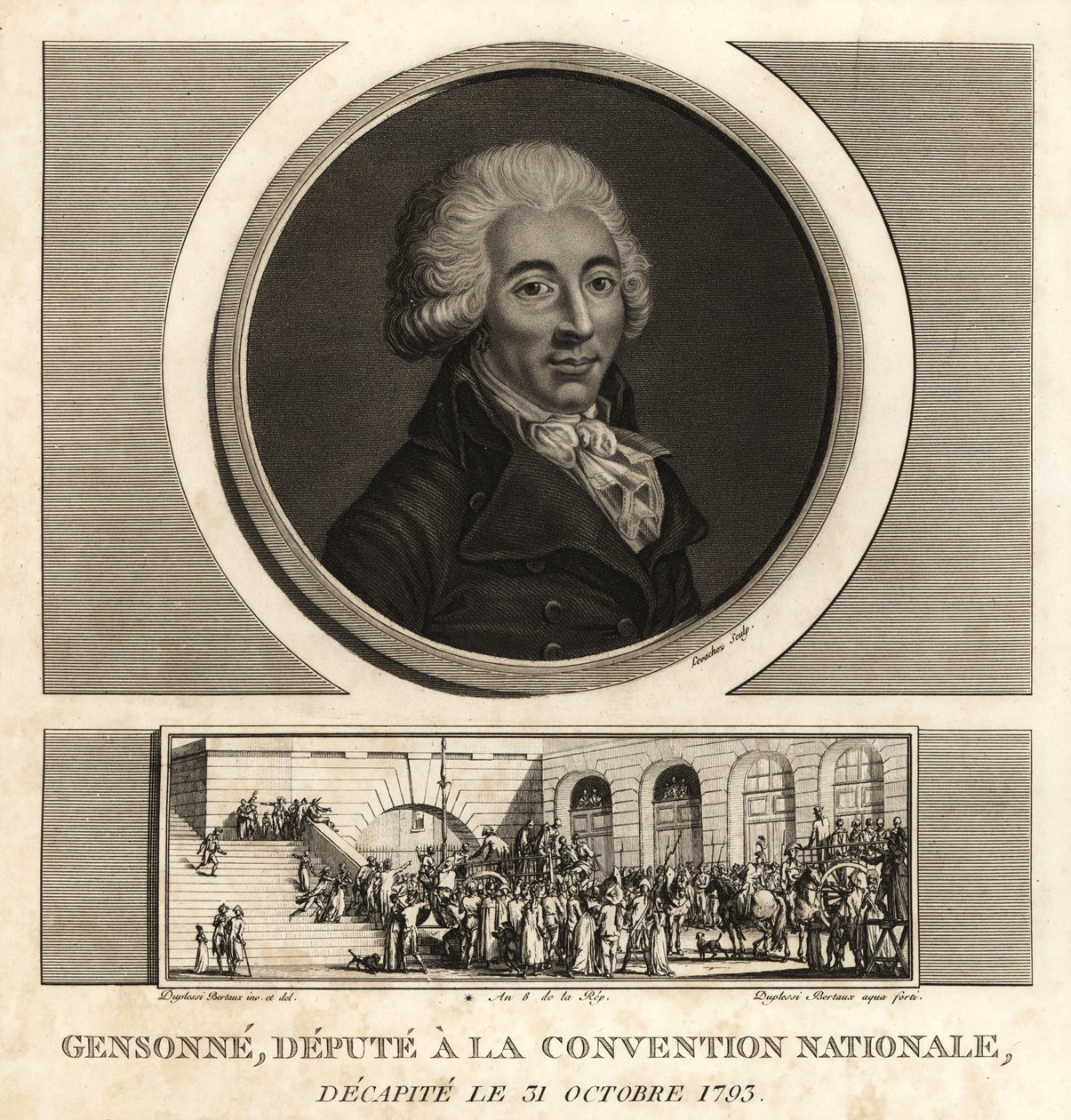 Armand Gensonné (1758-1793), político francés y Diputado de la Convención de Unbekannt