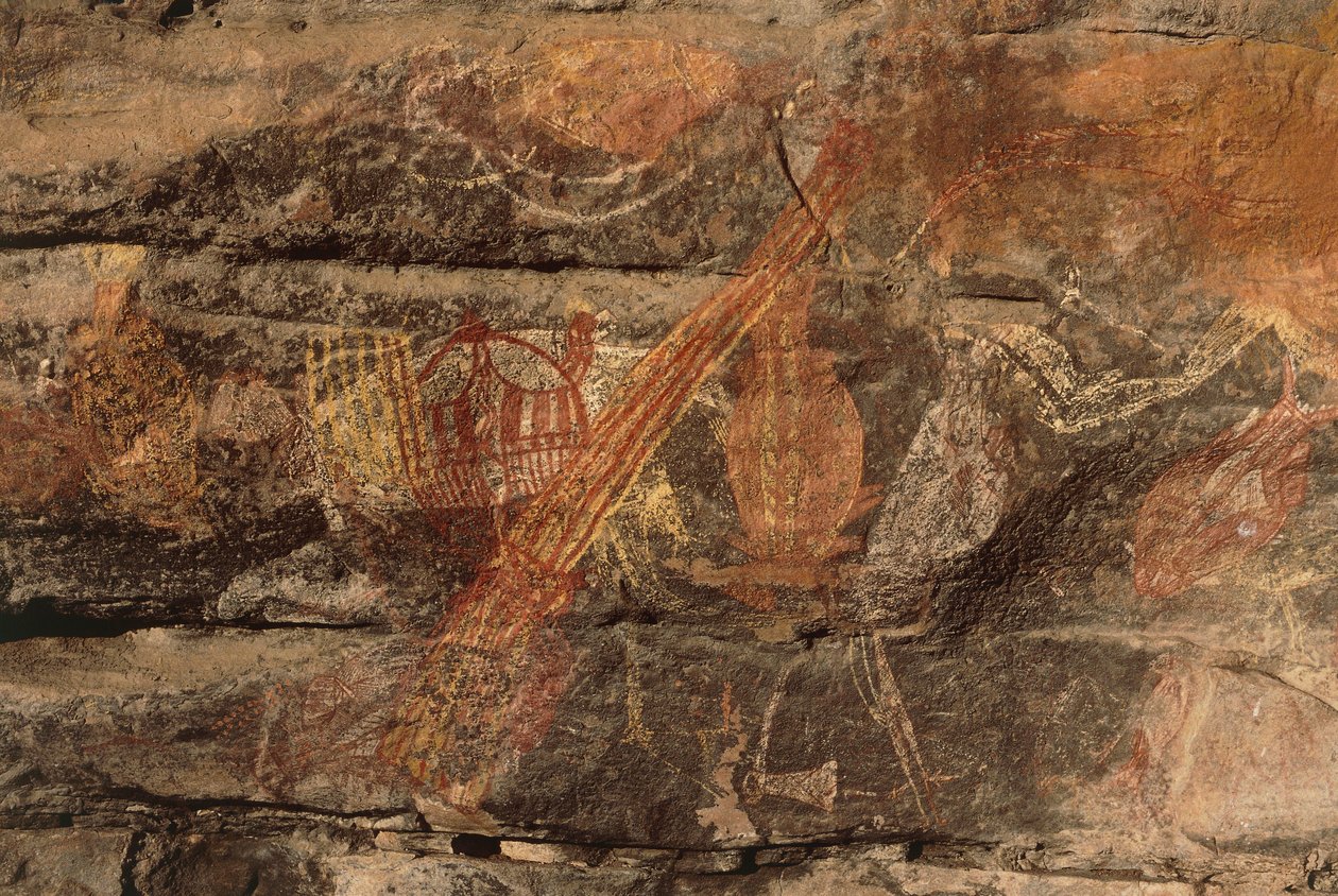 Pinturas rupestres aborígenes de Benjamin Baud
