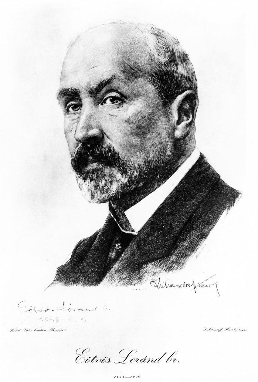 Barón Lorand Von Eotvos, físico húngaro, c 1900 de Unbekannt