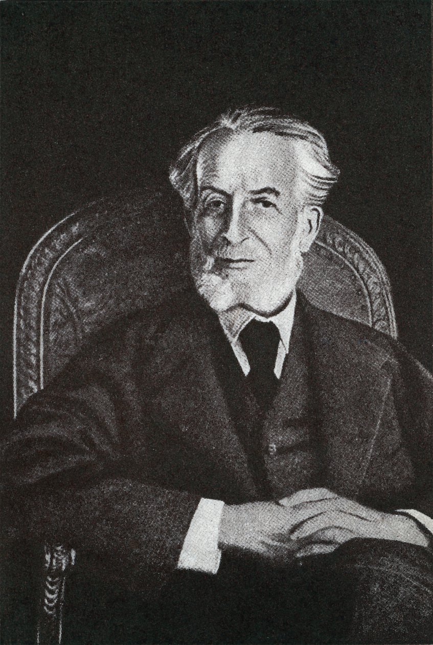 Retrato de Benjamin Rothschild (impresión) de Unbekannter Künstler
