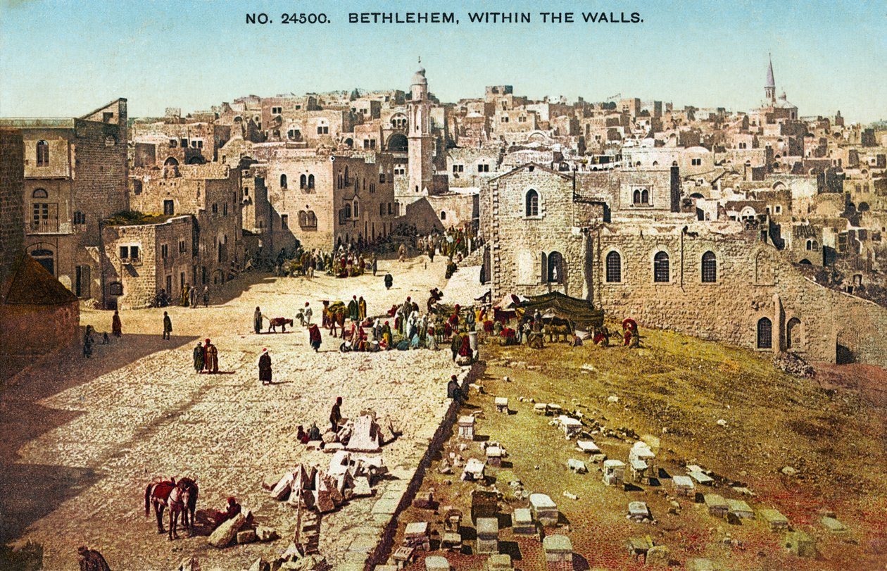 Belén, principios del siglo XX (postal) de Unbekannter Künstler