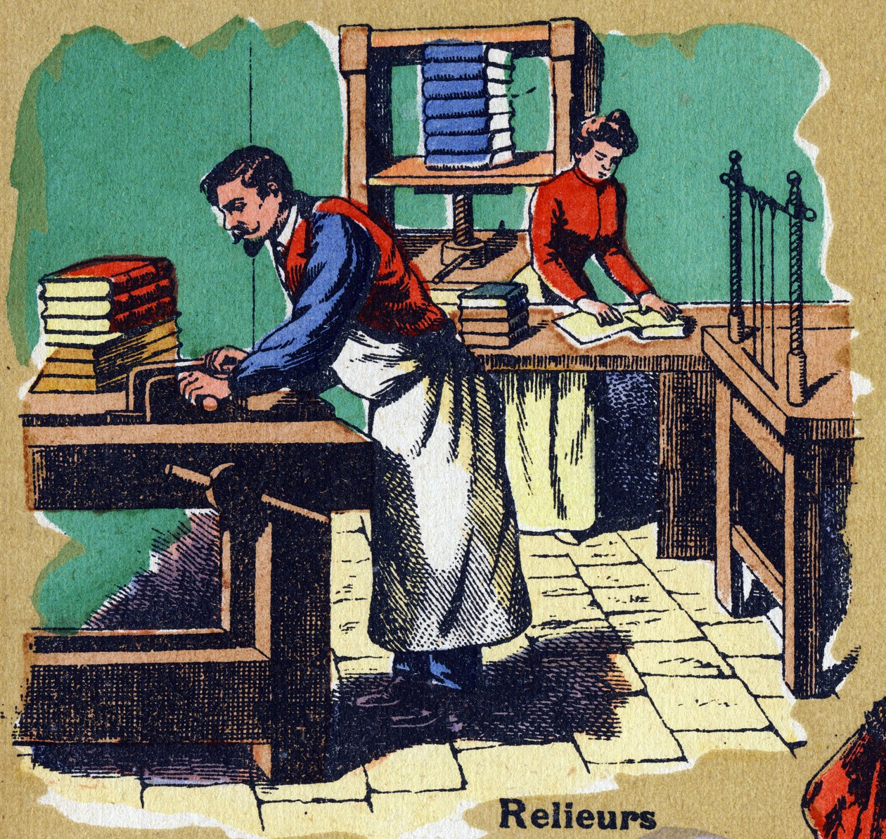 Carpetas. Alfabeto ilustrado. Imágenes reunidas en Jarville-Nancy, principios del siglo XX de Unbekannt
