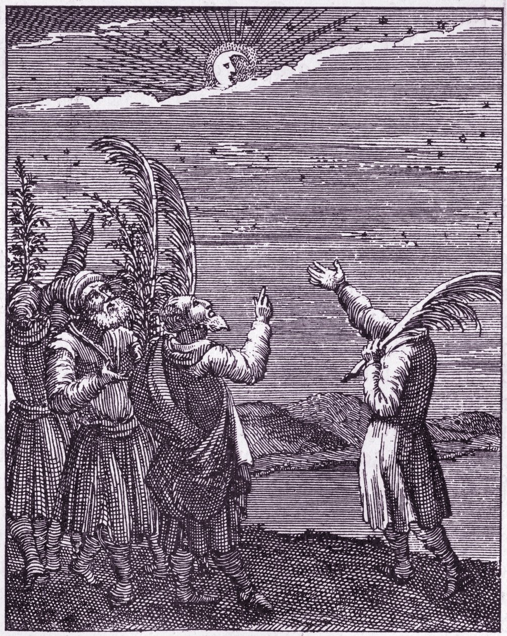Bendición en la luna nueva Del libro Publicado en Utrecht de Unbekannter Künstler