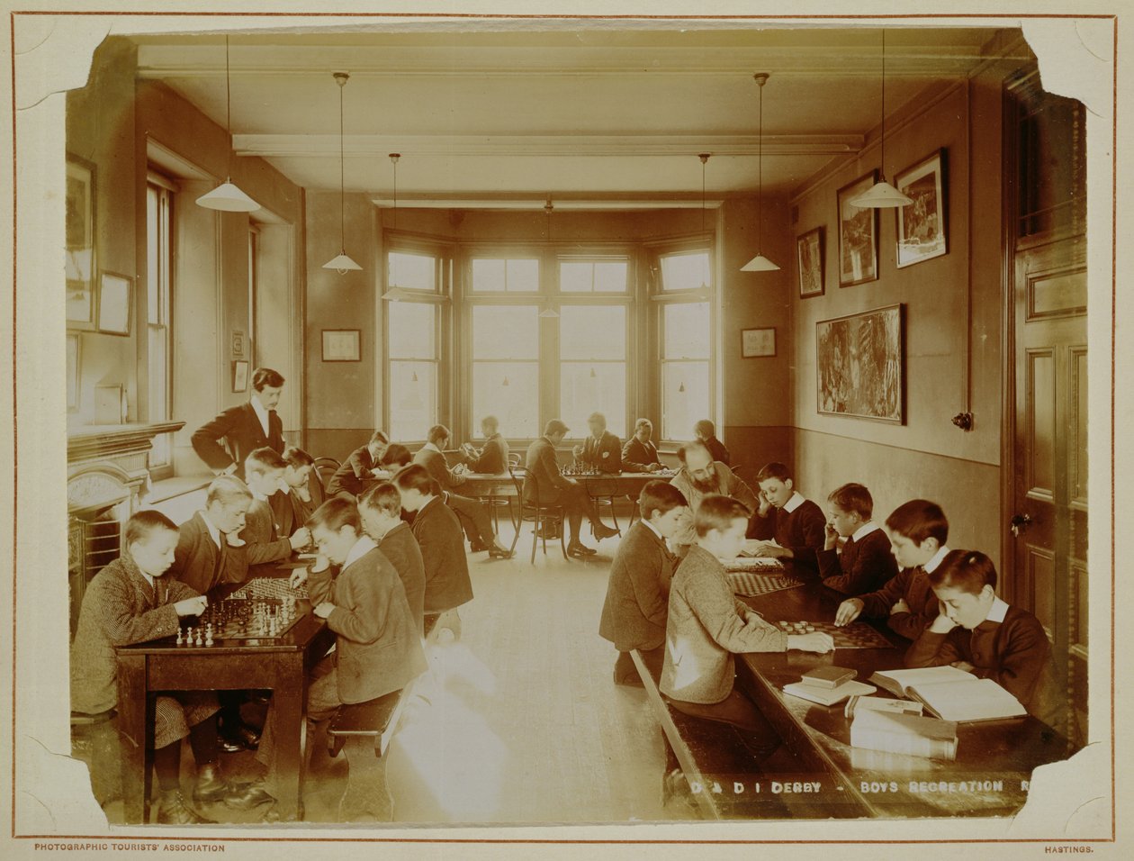 Sala de Recreación de Niños en la Institución de Sordos y Mudos, Derby de Unbekannt