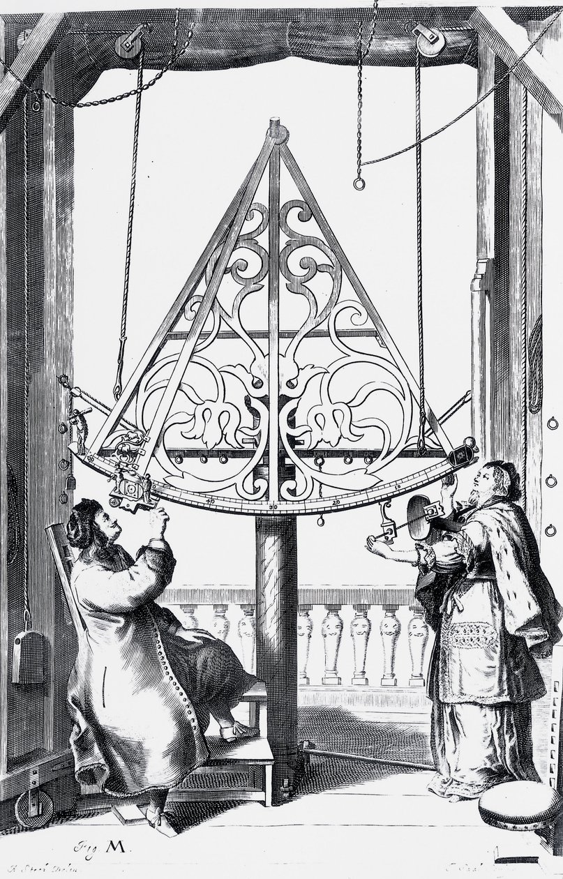 Sextante de latón, c 1658-1673 de Unbekannt