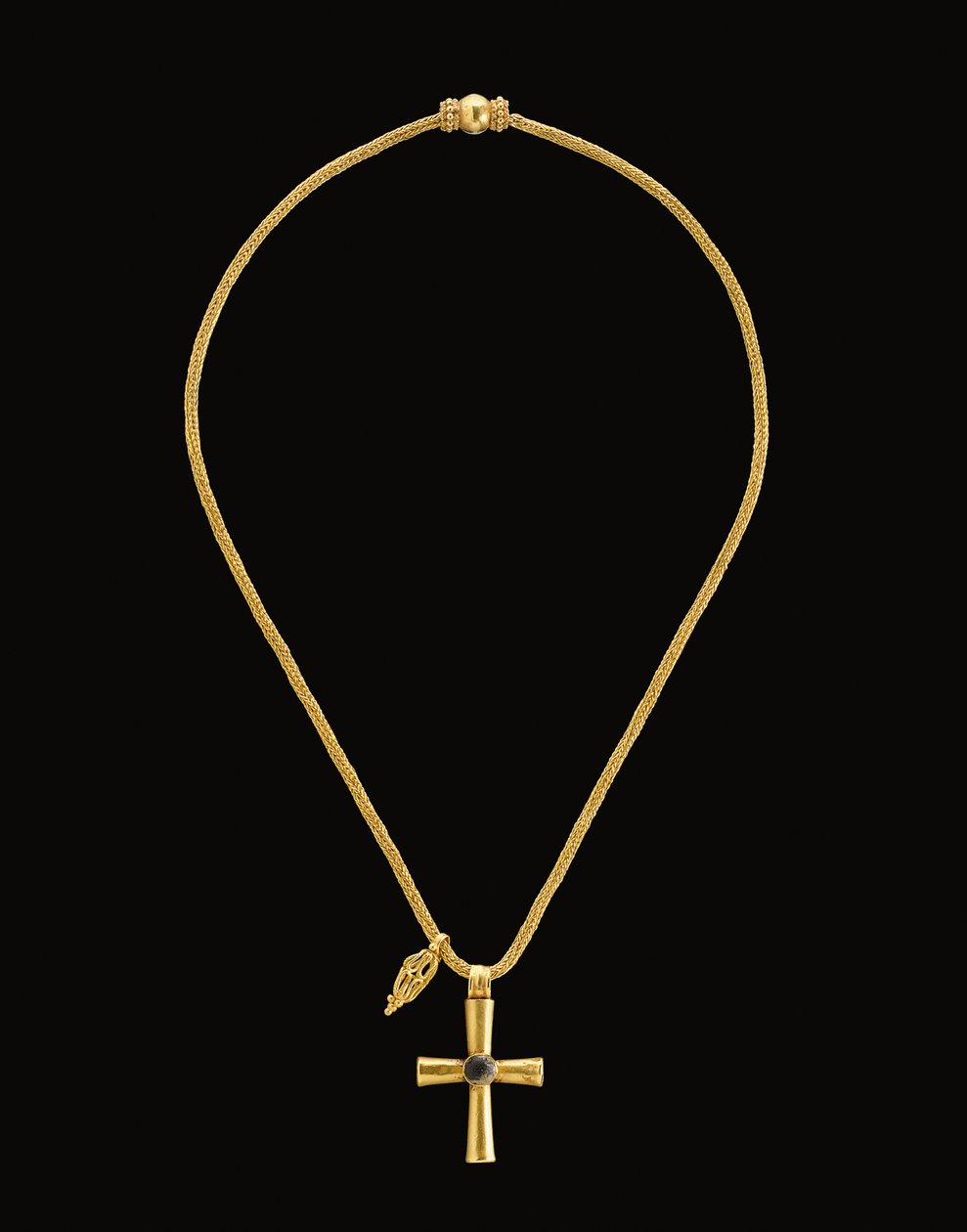 Cruz bizantina de oro y vidrio, c. siglo V-VII de Unbekannt