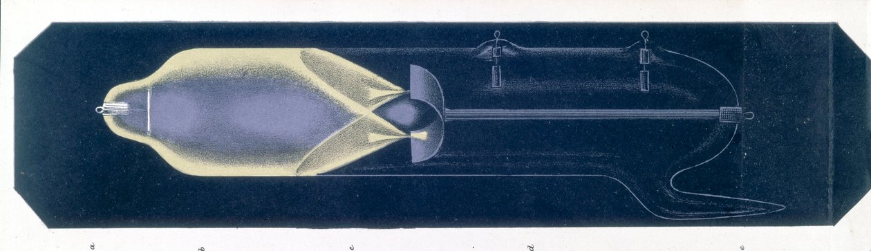 CROOKES - ILUSTRACIONES Fluorescencia causada por rayos catódicos en un tubo de descarga de gas de Unbekannt