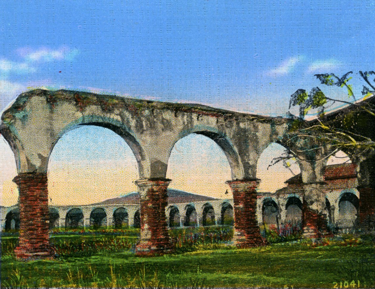 California: Arcos de la Misión de San Juan Capistrano de Unbekannter Künstler