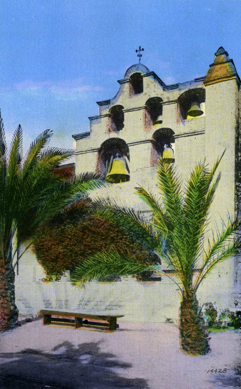 California: Campanas de la Misión de San Gabriel, San Gabriel de Unbekannter Künstler