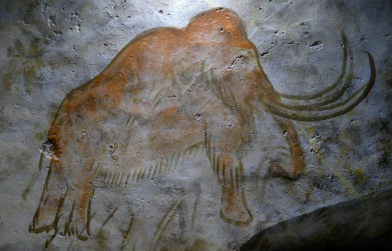 Pinturas rupestres encontradas en la Cueva de Altamira (foto) de Leopold Blonder