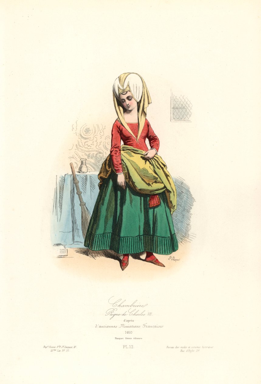 Camarera, reinado de Carlos VII de Unbekannter Künstler