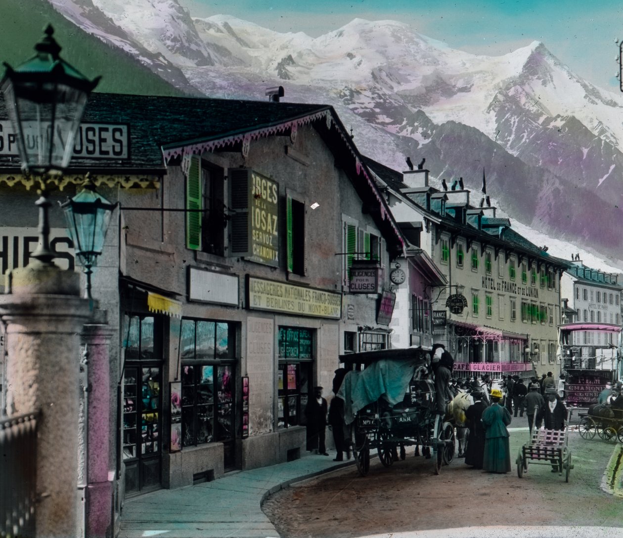 Chamonix, calle principal de Unbekannter Künstler