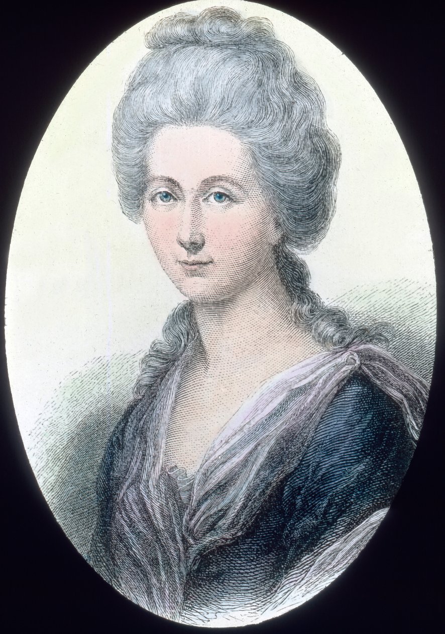 Charlotte Kestner, el personaje de Lotte en Las penas del joven Werther de Goethe de Unbekannter Künstler