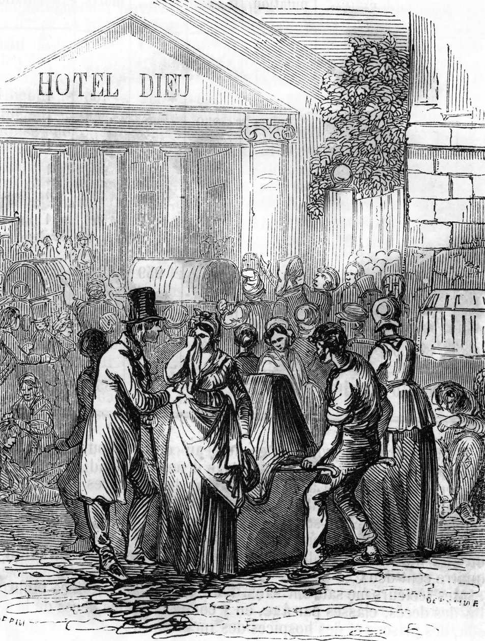 Epidemia de cólera de 1832 en Francia de Unbekannter Künstler