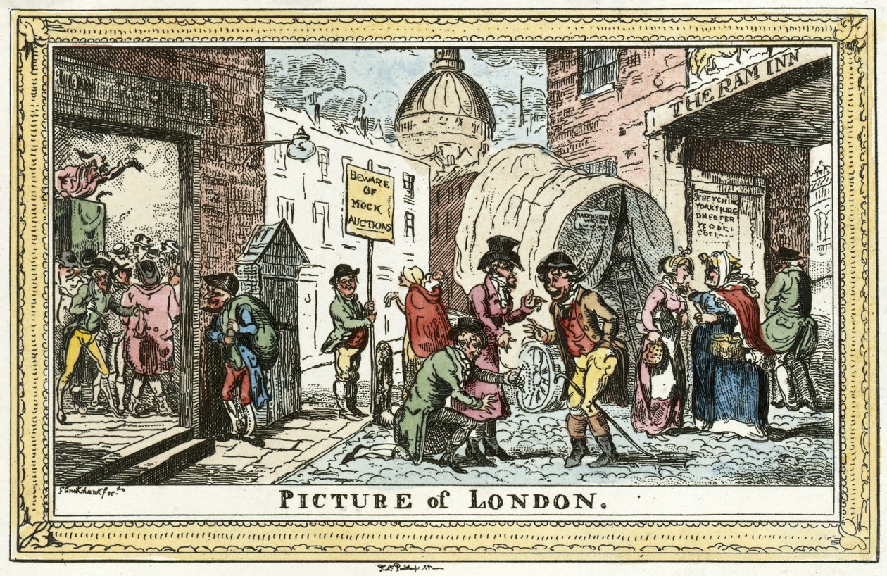 Cruikshank - Imagen de Londres de Unbekannter Künstler
