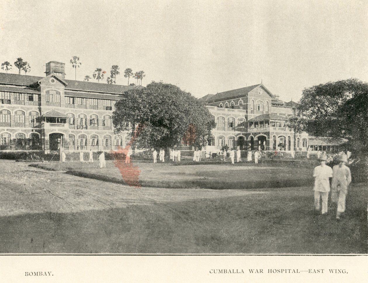 Hospital de guerra de Cumballa , c1900s (foto) de Unbekannter Künstler