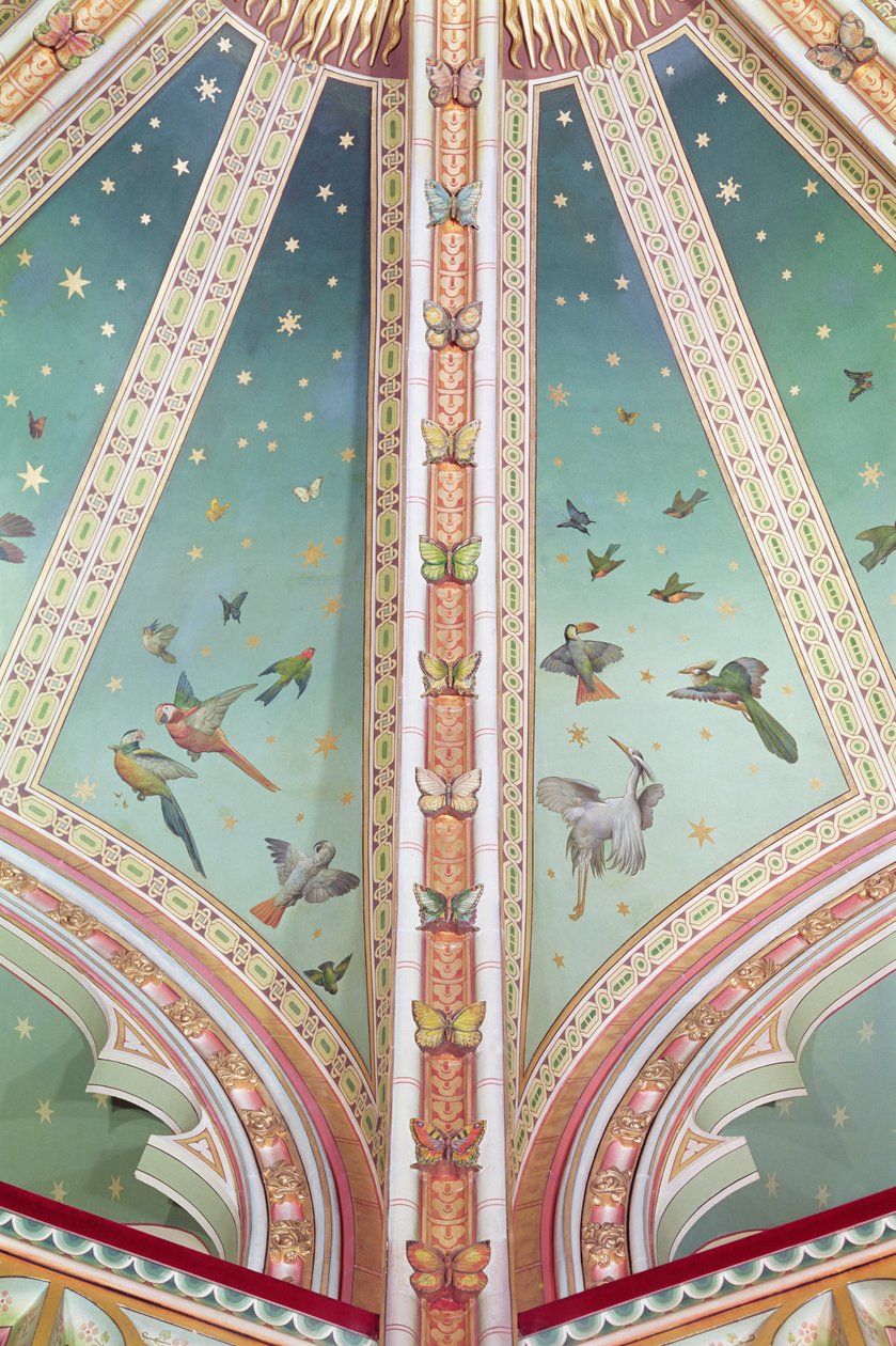 Detalle del techo, Castell Coch, Gales del Sur de Unbekannt