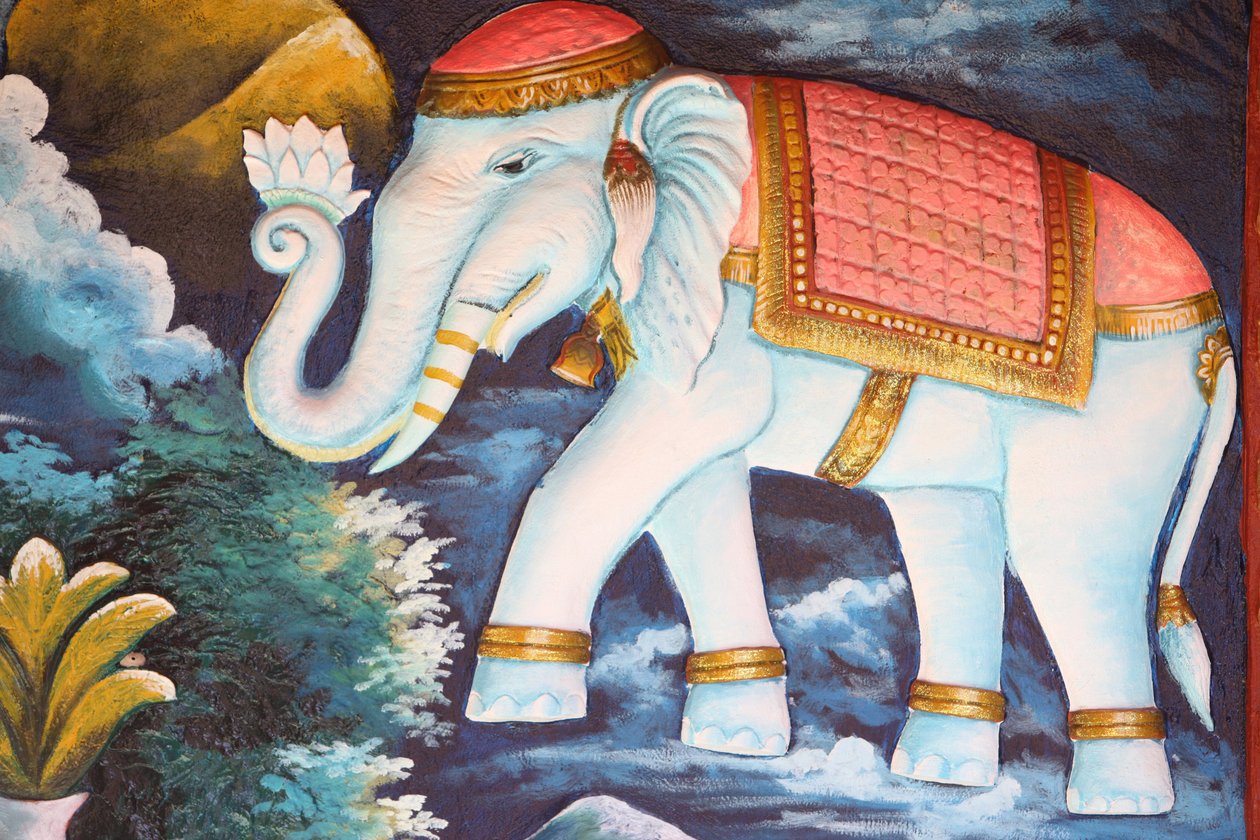 Elefante devoto, Siem Reap, Camboya de Unbekannt