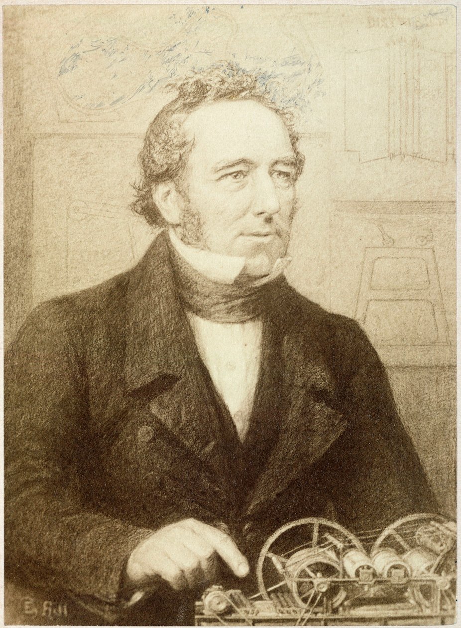 Edward Cowper, inventor británico, c.1830 de Unbekannt