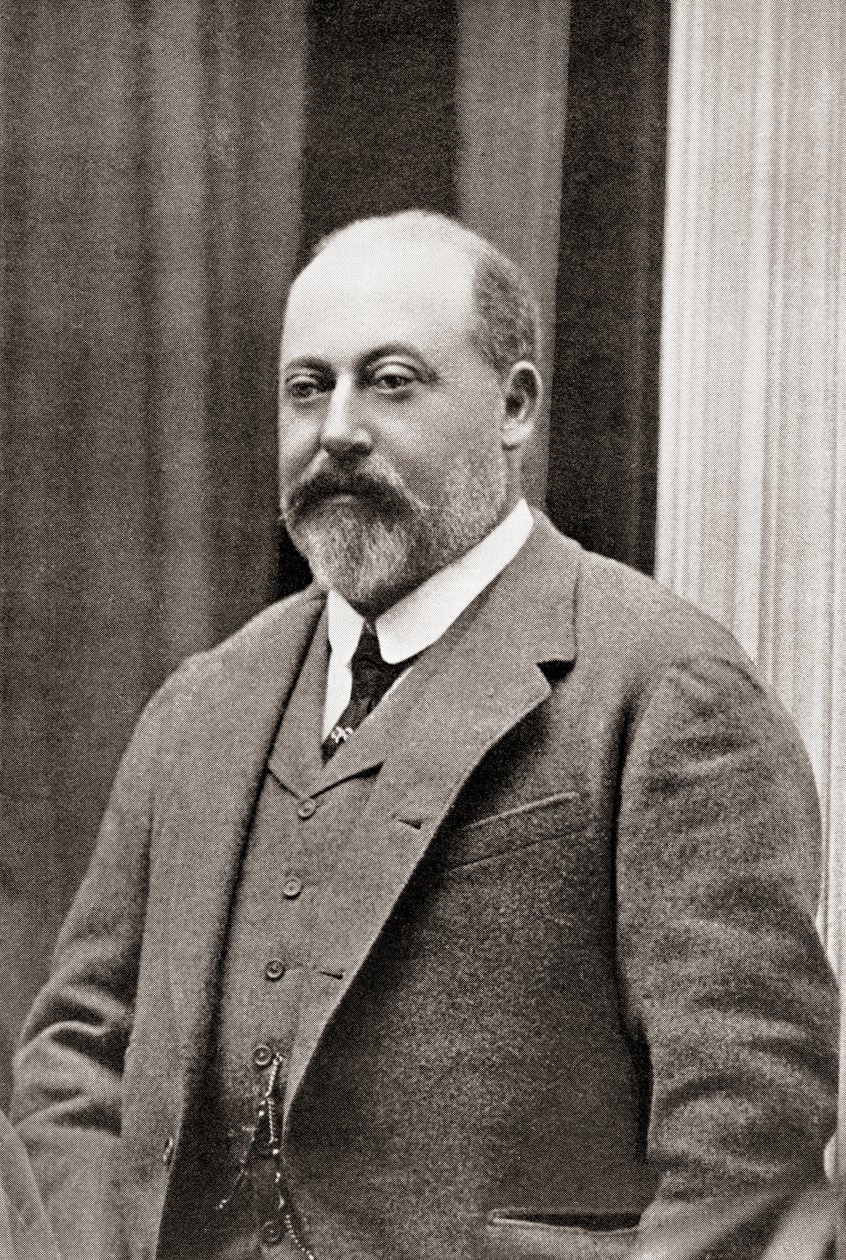 Eduardo VII, de Auld Acquaintance Further Reminiscences, publicado c.1929 (litografía) de Unbekannt