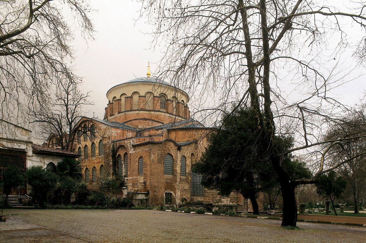 Iglesia de Santa Irene en Estambul, Turquía, construida en el siglo III. Fotografía. de Alec Hunter