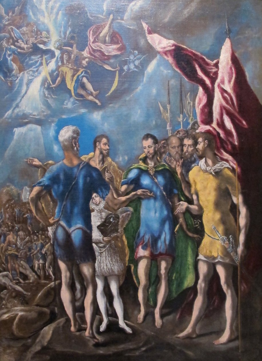 El Greco, Martirio de San Amurizio y la Legión Tebana, 01 (recortado) de Unbekannter Künstler