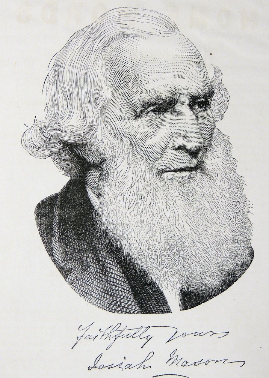 Grabado de Josiah Mason de Unbekannter Künstler