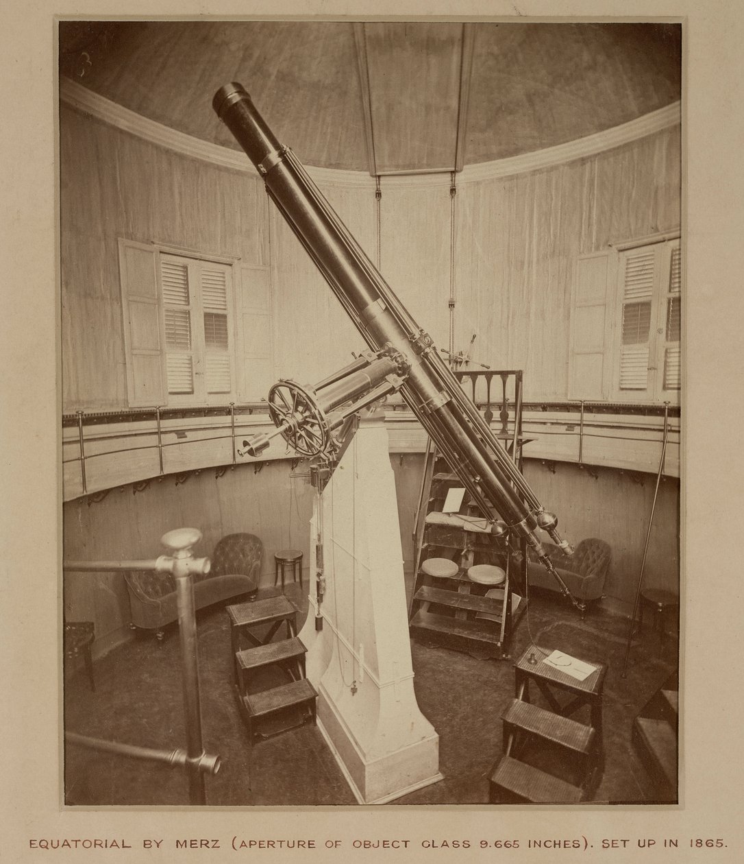 Telescopio ecuatorial, Palermo, Sicilia, Italia de Unbekannt