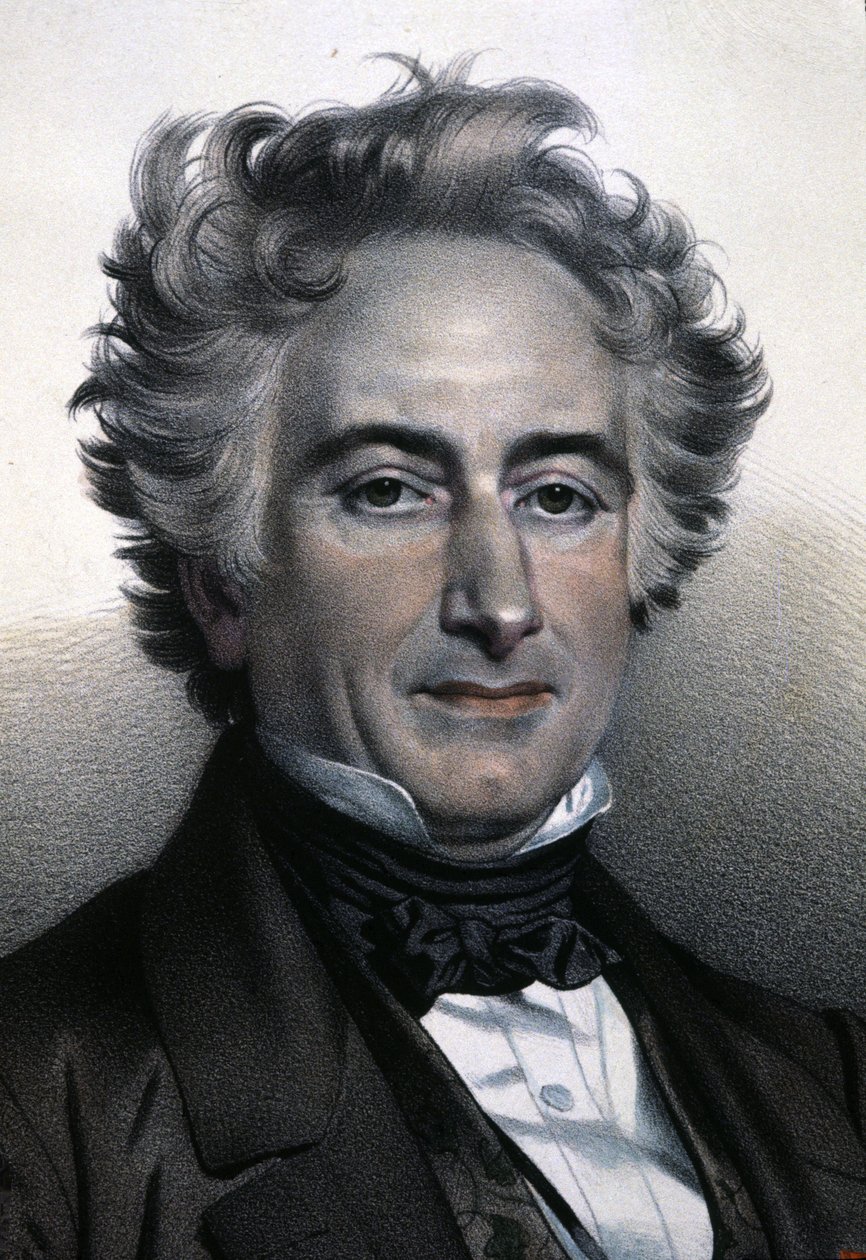 Eugene Chevreul, c. 1830 - 1840 (grabado) de Unbekannter Künstler