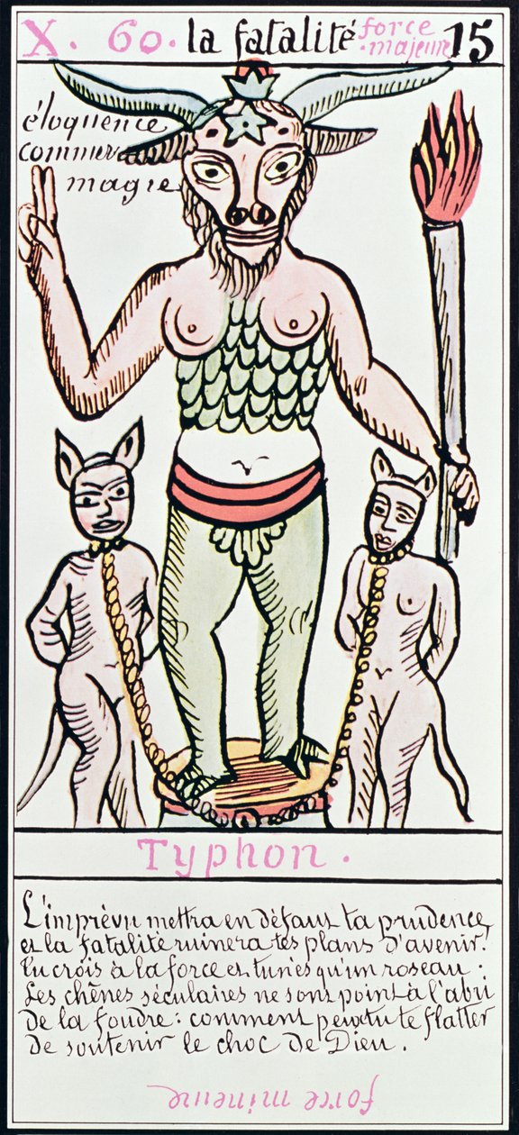 Destino, carta del tarot, francés de Unbekannt