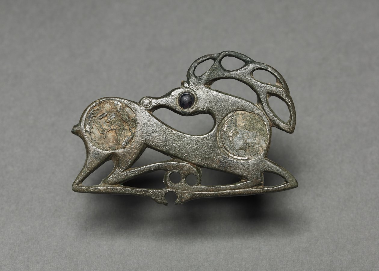 Fíbula en forma de ciervo recostado, c.400 de Unbekannt
