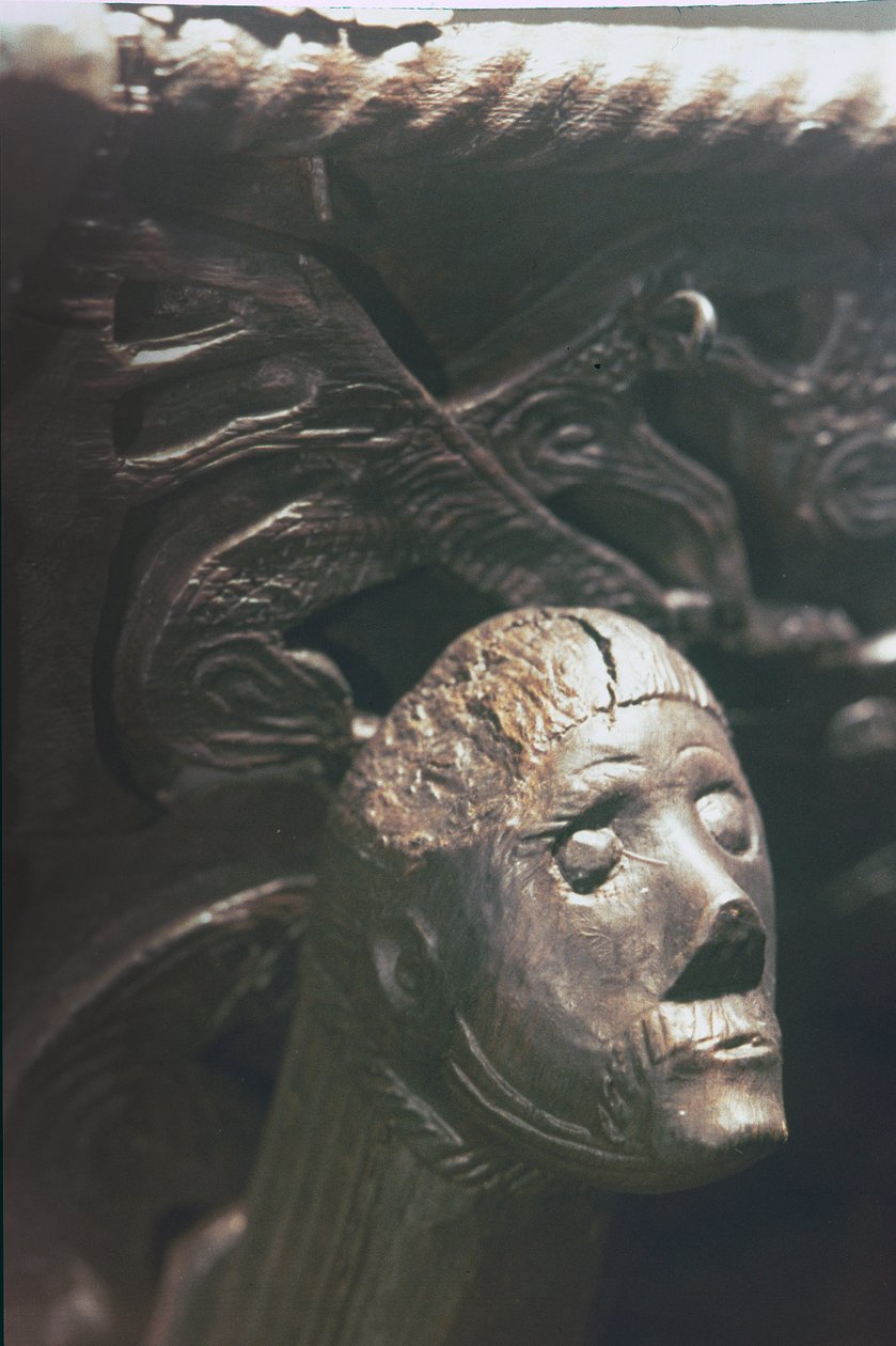 Figura de proa de un barco vikingo, siglo IX de Unbekannt