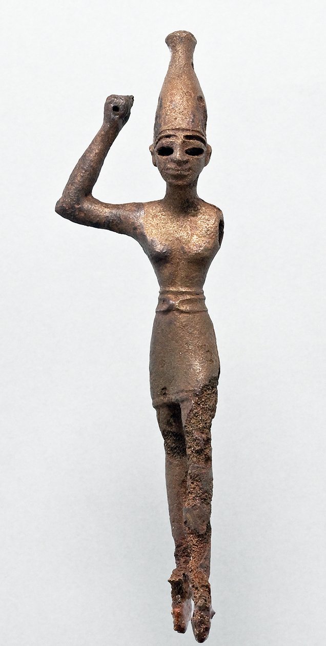 Figurilla del dios Baal, Megiddo, c.1300-1200 a.C. de Unbekannt