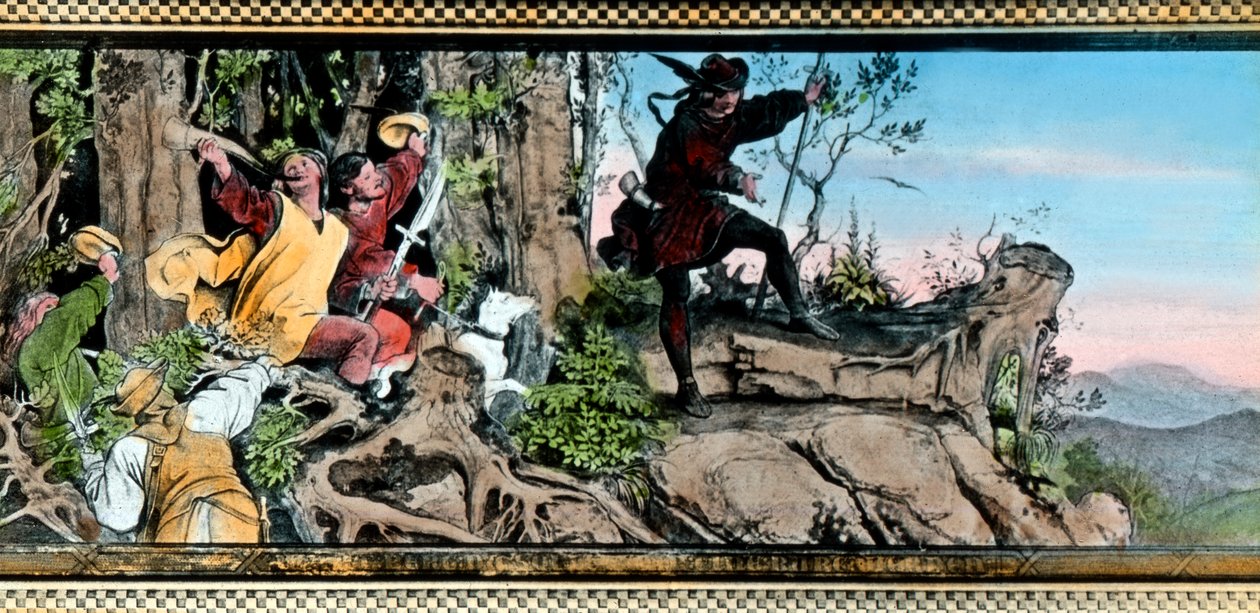 Fundación de Wartburg. de Unbekannter Künstler