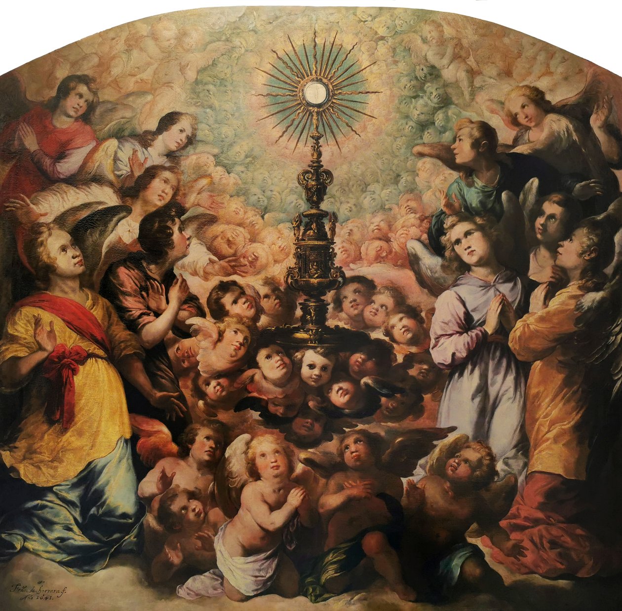 Francisco de Herrera el Viejo - Exaltación de la Eucaristía - Archicofradía Sacramental de las Siete Palabras de Unbekannter Künstler