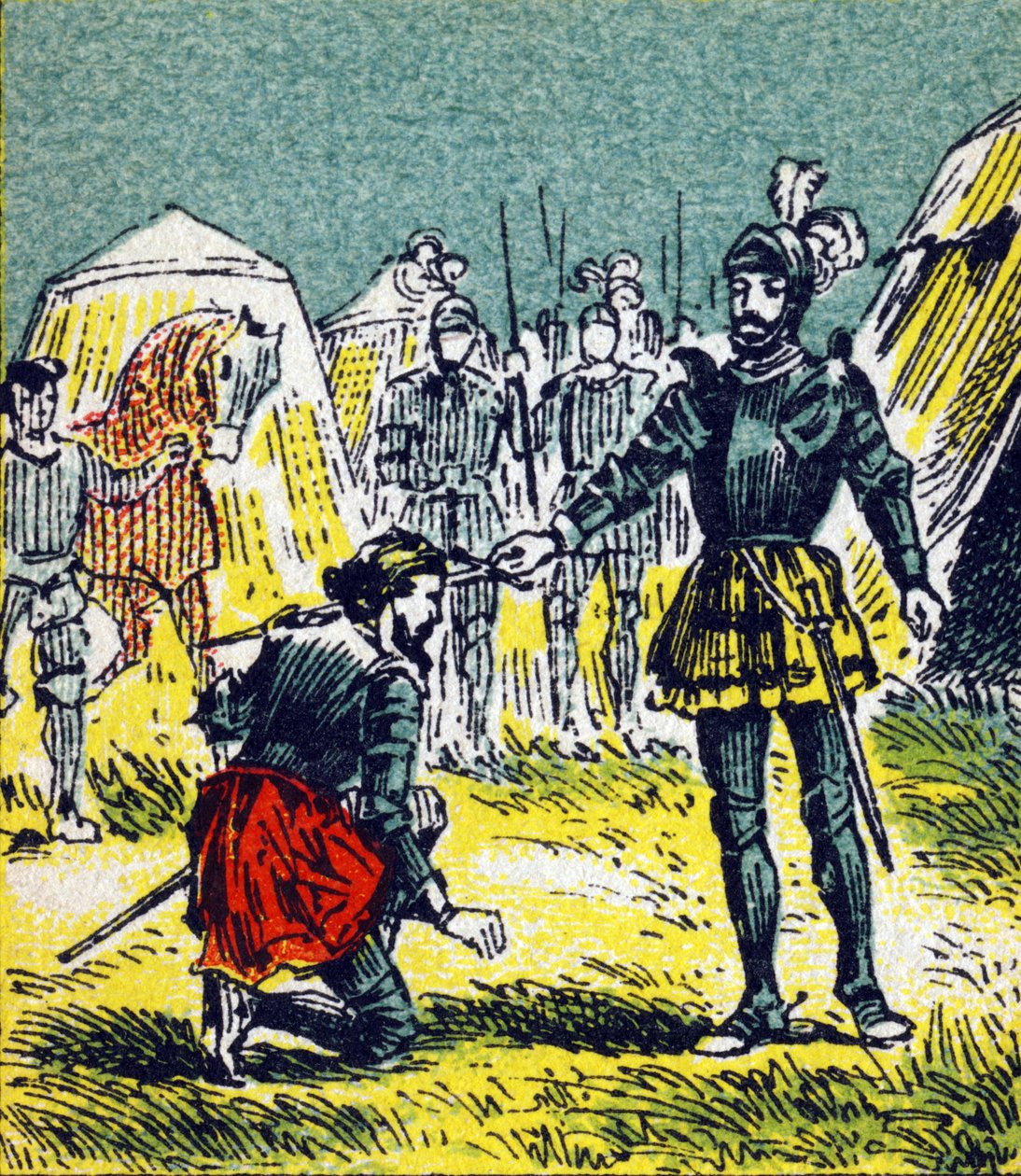 Francisco I arma de caballero por Bayard el 15 de septiembre de Unbekannt