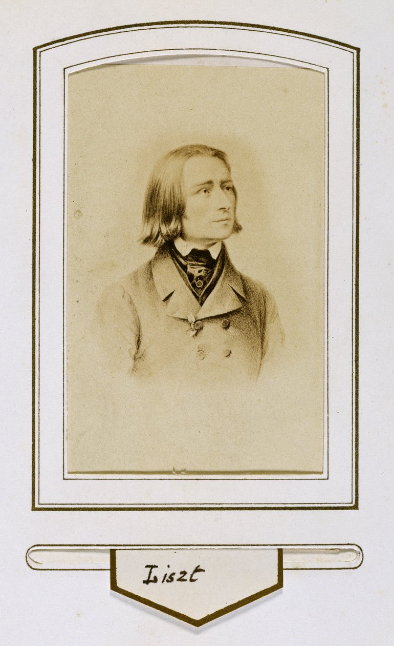 Franz Liszt de joven de Unbekannter Künstler