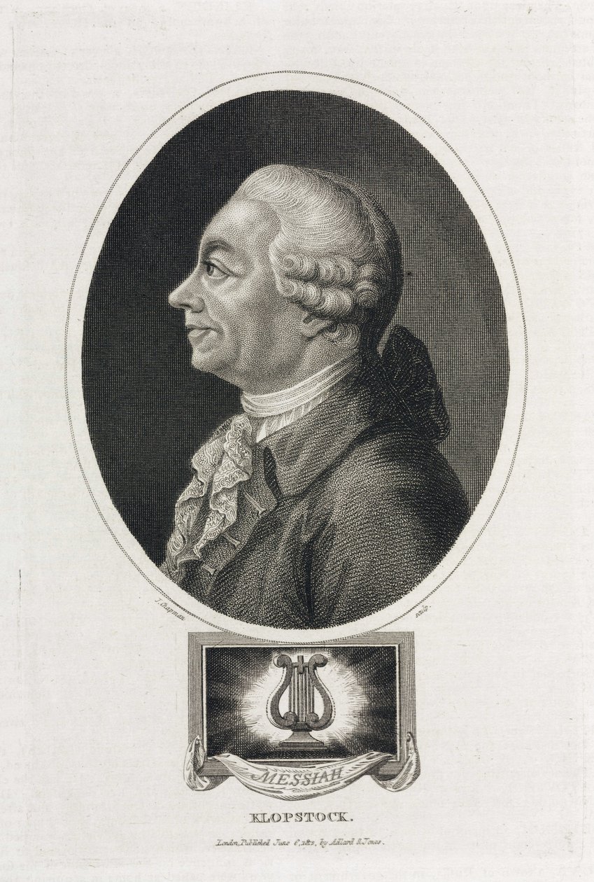 Friedrich Gottlieb Klopstock, poeta alemán de Unbekannt