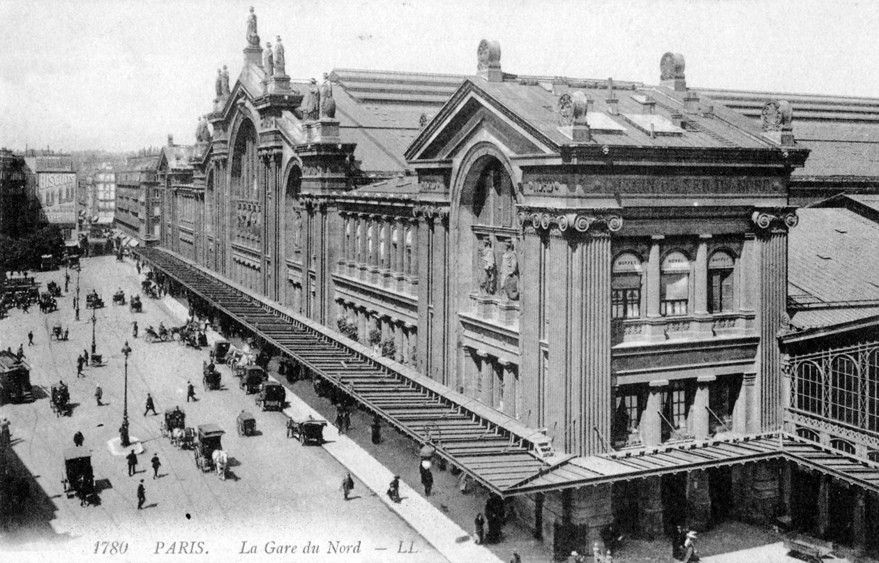 Gare du Nord, París, c. 1900 de Unbekannter Künstler